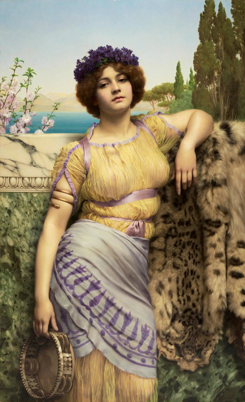 Giovane ragazza ionica danzante - John William Godward