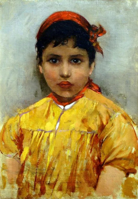Giovane ragazza ebrea, Tunisi - Willard Metcalf