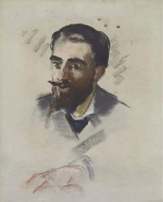 Giovane uomo con barba bionda - Édouard Manet