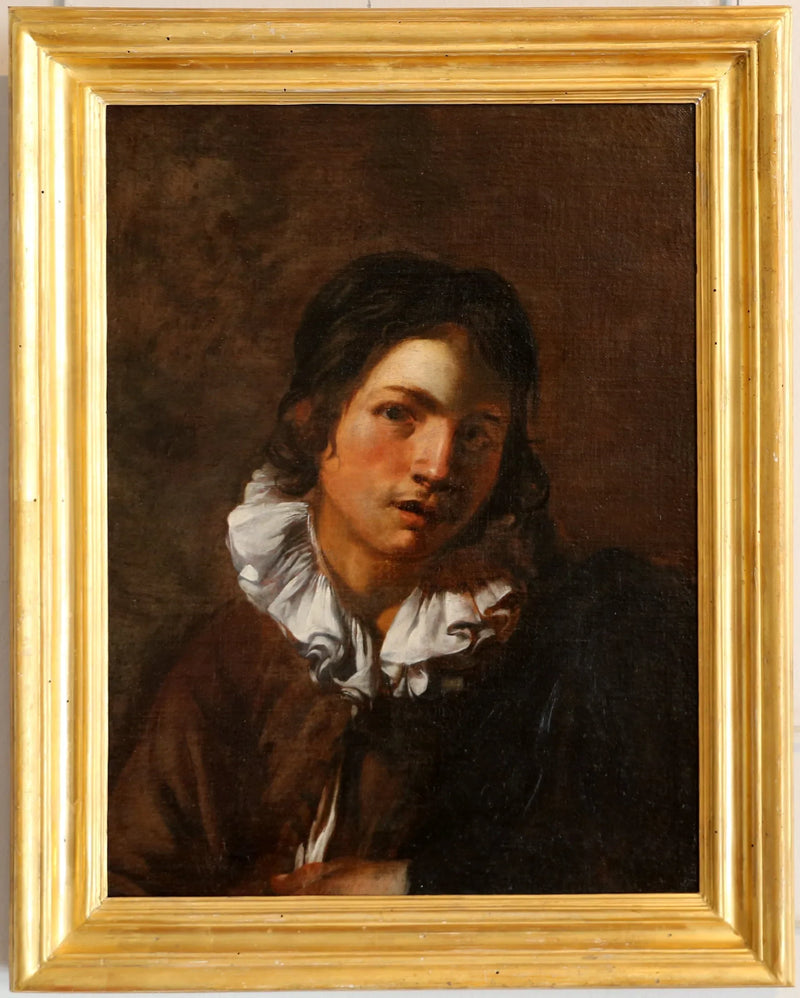 Giovane uomo con colletto - Simon Vouet