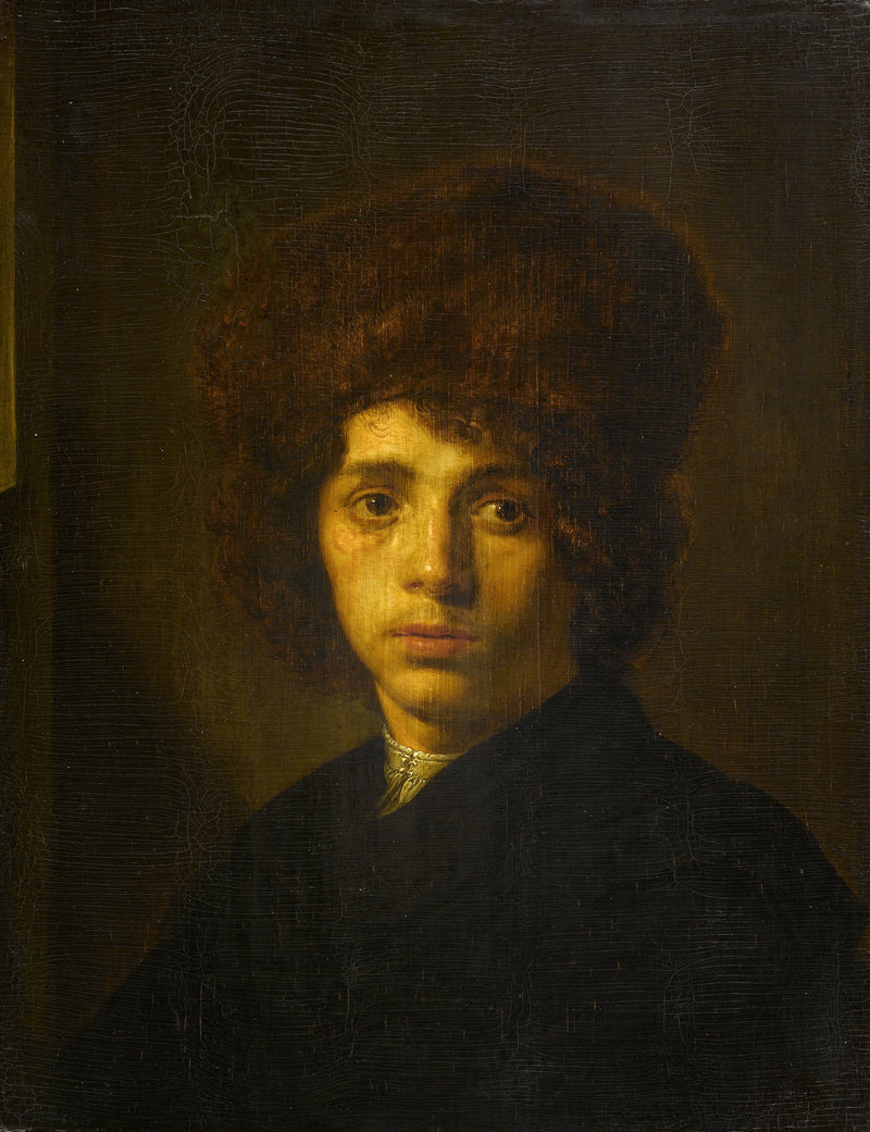 Jeune homme avec chapeau de fourrure - David Bailly
