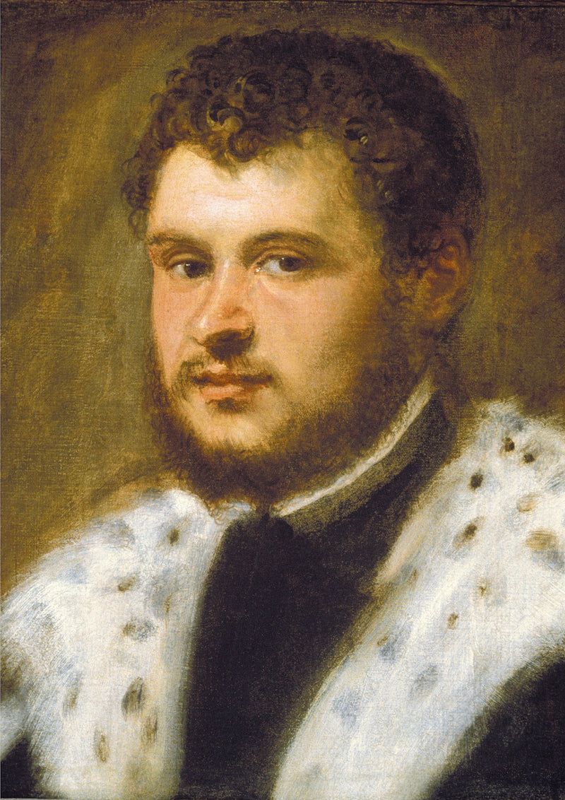Giovane uomo con una barba - Jacopo Tintoretto