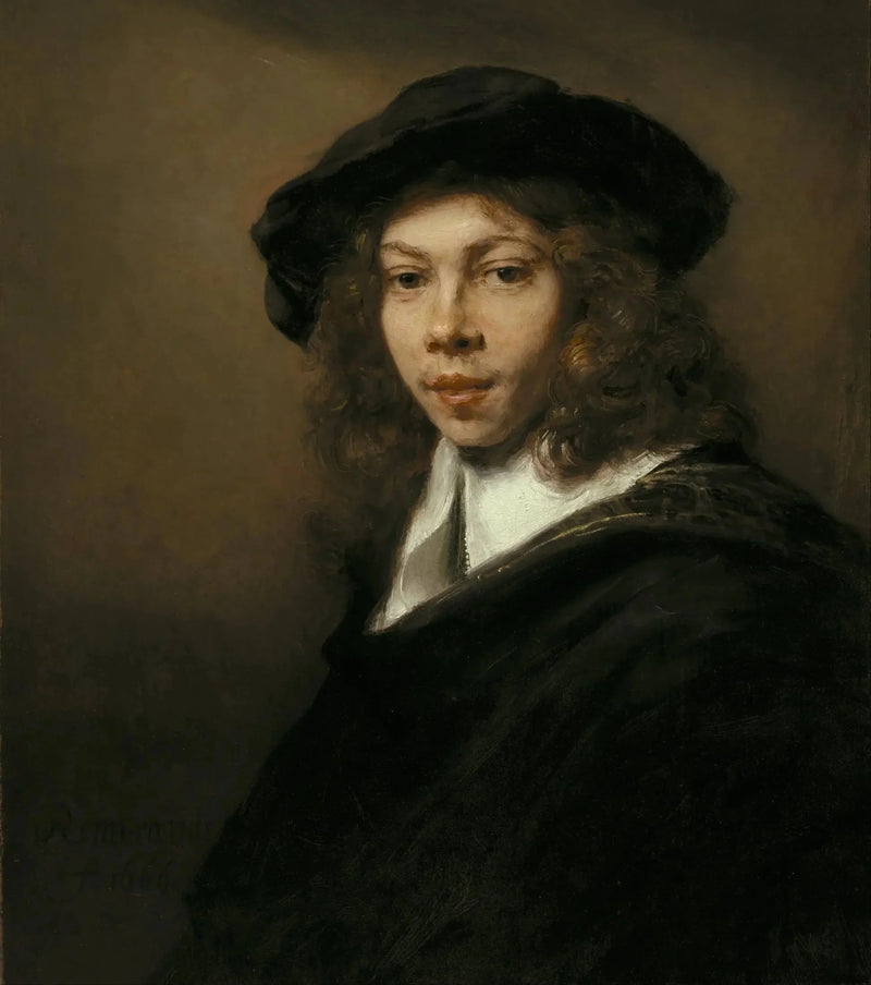 Gioventù con berretto nero - Rembrandt