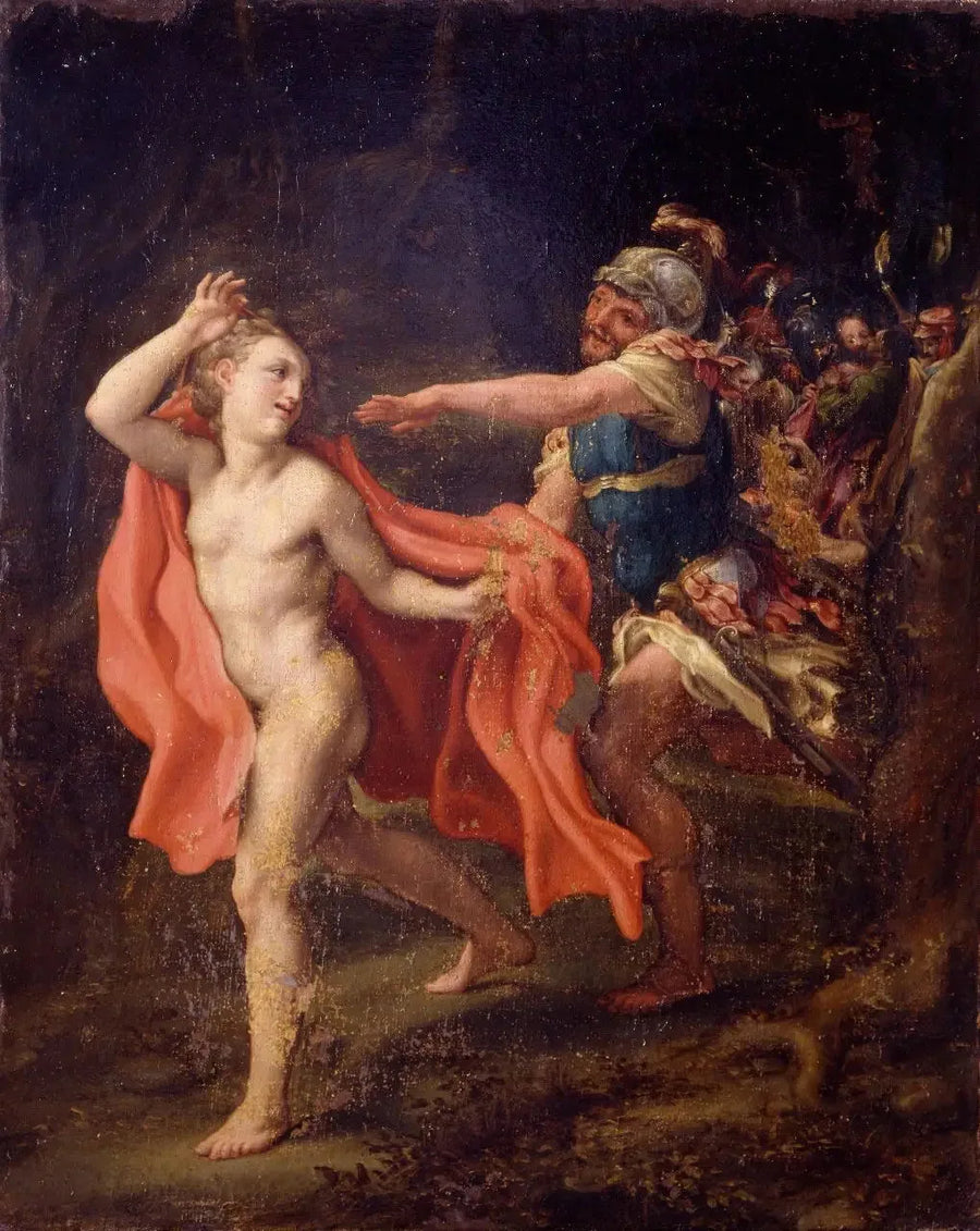 Giovane uomo che fugge dalla cattura di Cristo - Antonio da Correggio