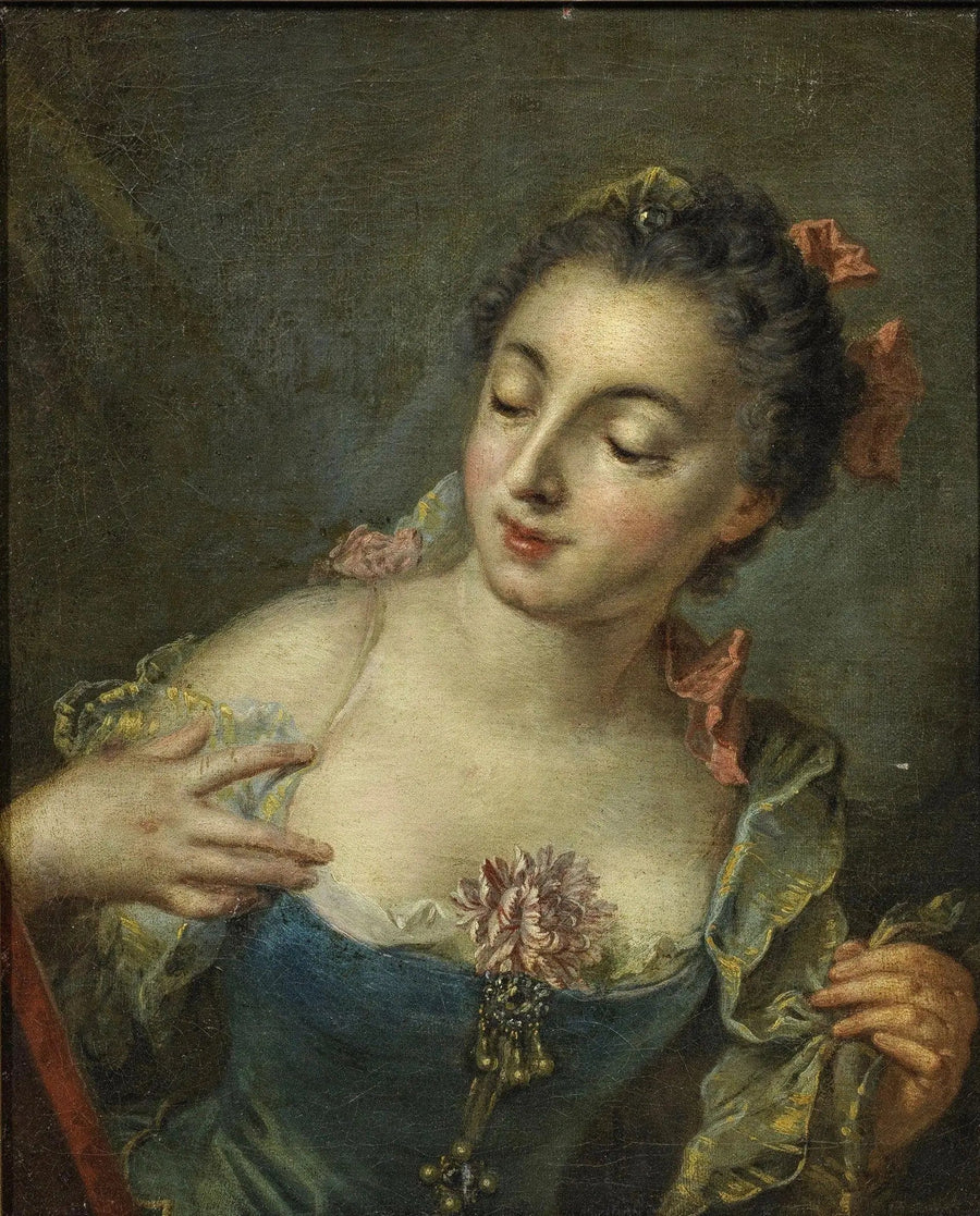 Giovane Signorina a sinistra - François Boucher