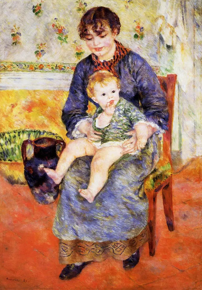 Giovane Madre - Pierre-Auguste Renoir