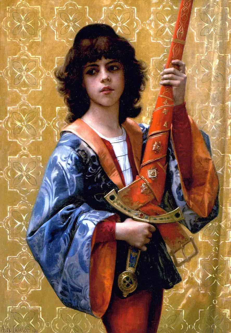 Giovane ragazza in costume fiorentino - Alexandre Cabanel