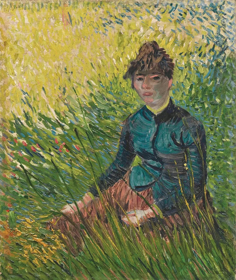 Donna in un campo di grano - Vincent van Gogh