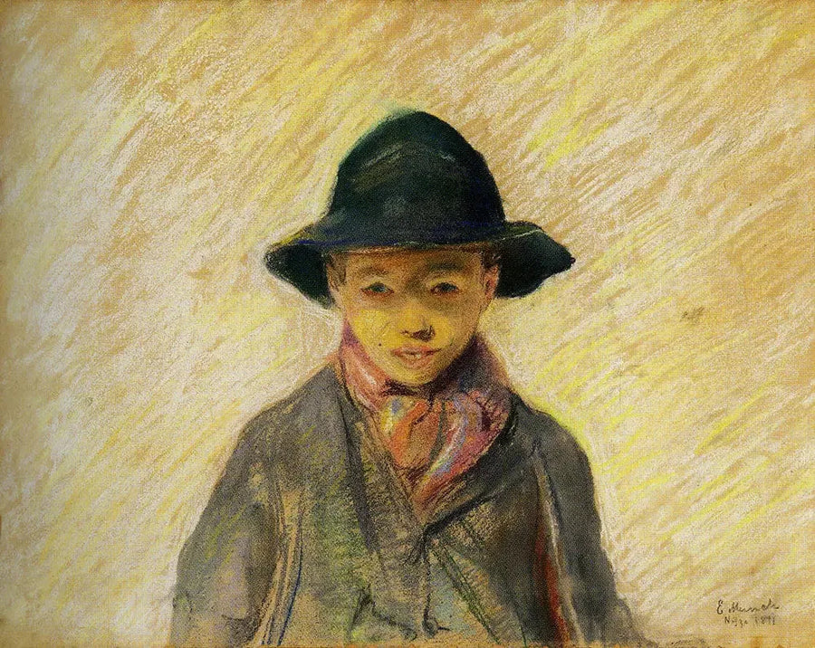 Giovane Pescatore di Nizza - Edvard Munch