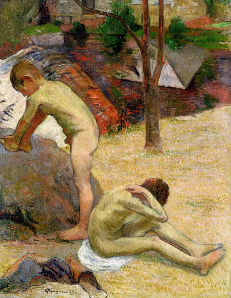 Giovani bagnanti bretoni - Paul Gauguin