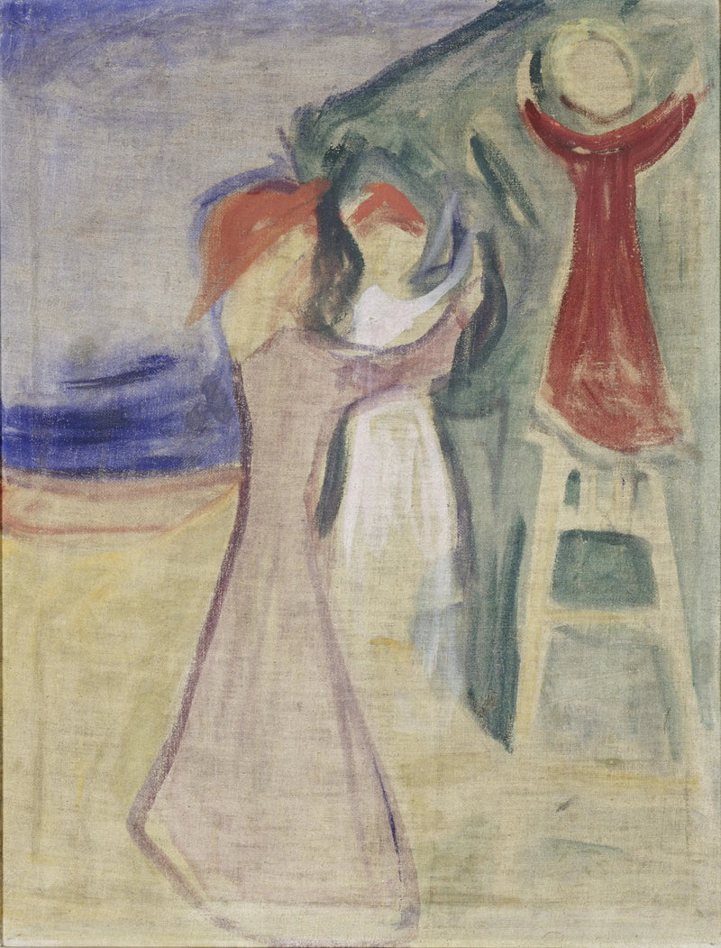 Giovani Donne che raccolgono un frutto (Frise Reinhardt) - Edvard Munch