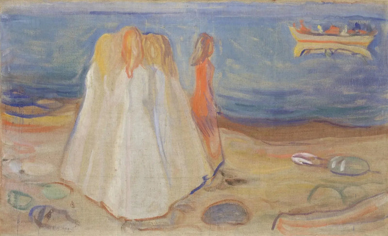 Giovani Donne sulla spiaggia (Frise Reinhardt) - Edvard Munch