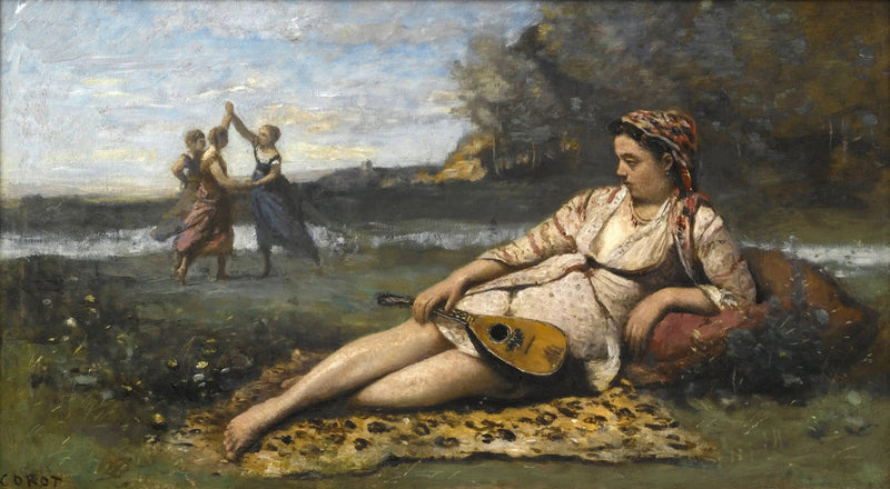 Giovani ragazze di Sparta - Jean-Baptiste Camille Corot