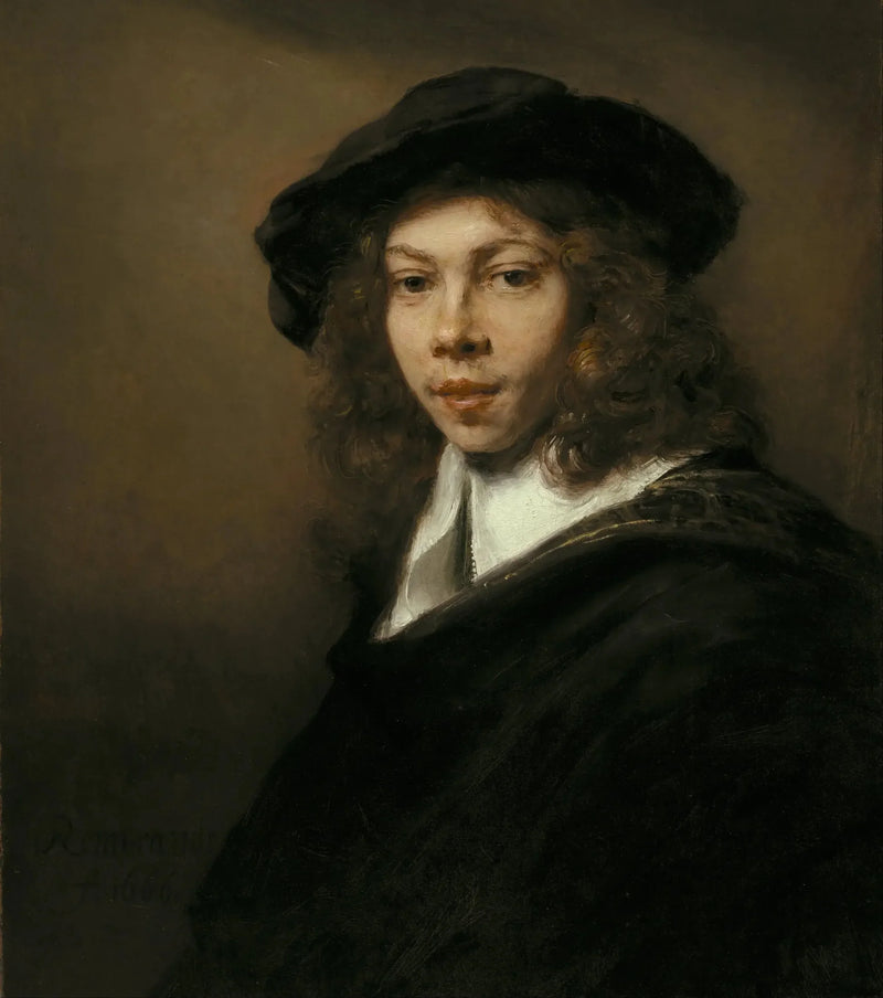 Gioventù con berretto nero - Rembrandt