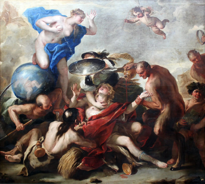 Gioventù tentata dai vizi - Luca Giordano