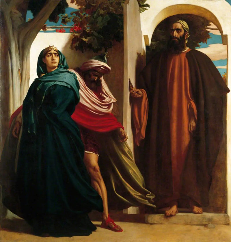 Jézabel e Achab - Frederic Leighton