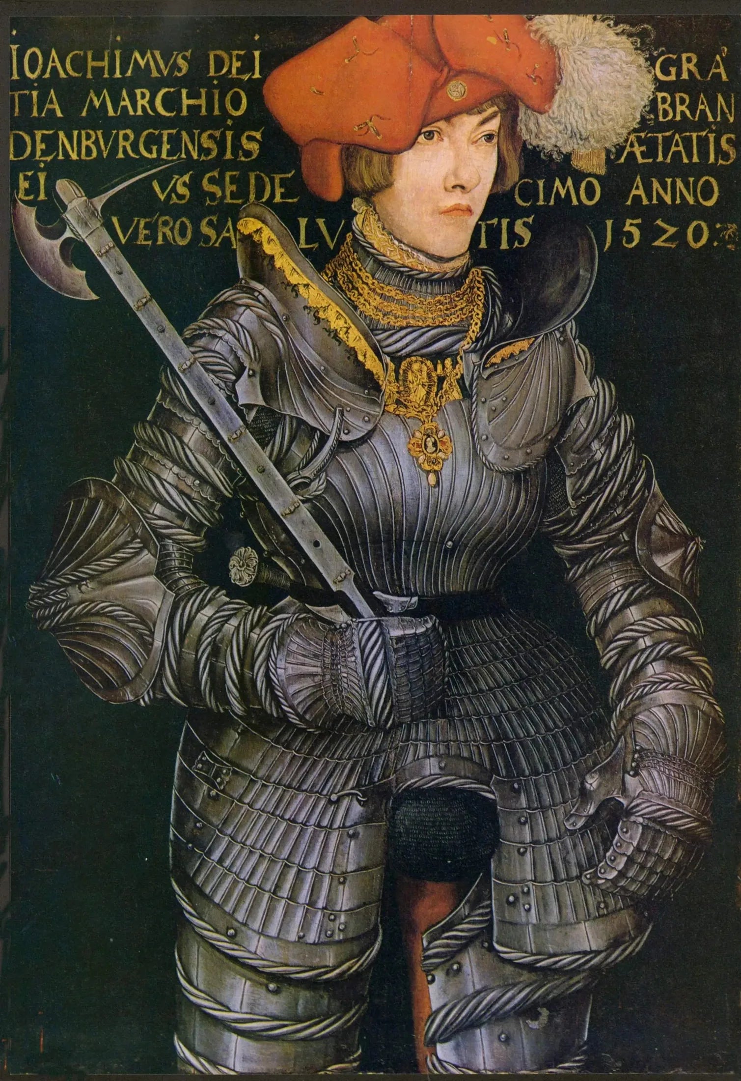 Joachim II Hector de Brandebourg - Lucas Cranach the Elder image 1 copie de tableau peinte à la main