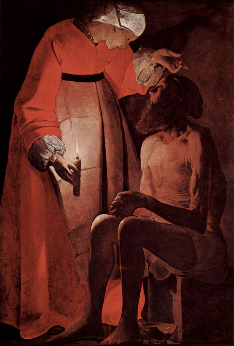 Job dipinto dalla sua moglie - Georges de La Tour