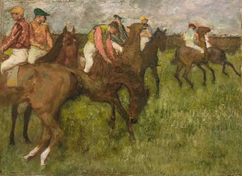 Fantini prima della corsa - Edgar Degas