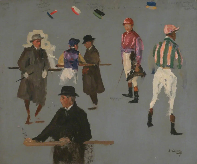 Fantini e proprietari a Epsom - John Lavery