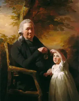 John Tait e suo nipote - Henry Raeburn