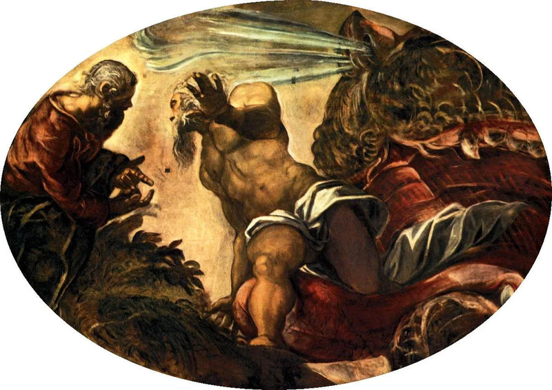 Jonas lascia il ventre della balena - Jacopo Tintoretto