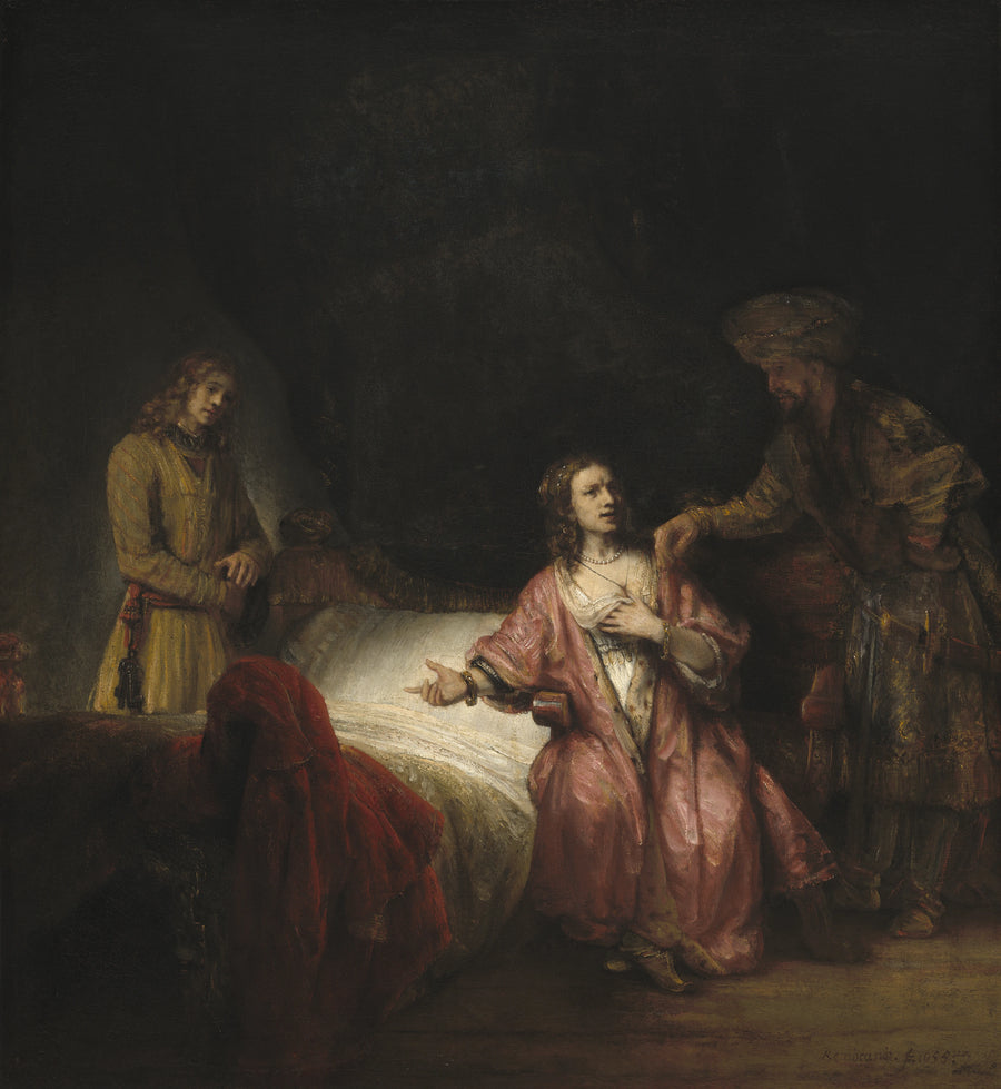 Giuseppe accusato dalla moglie di Potifarre - Rembrandt