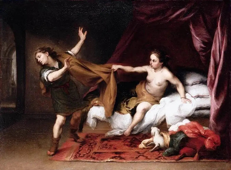 Giuseppe e la moglie di Putifar - Bartolomé Esteban Murillo