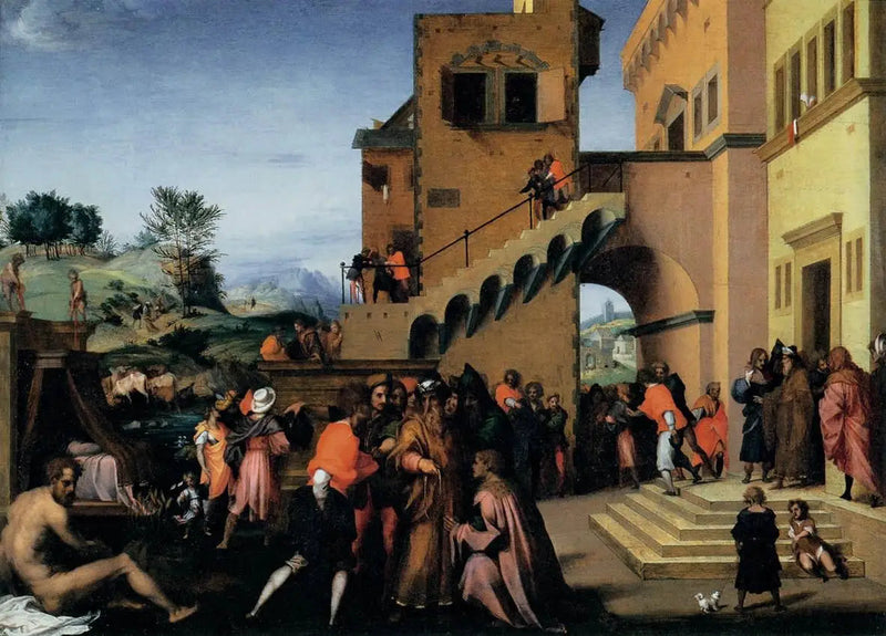 Giuseppe che interpreta il canto di Faraone - Andrea del Sarto