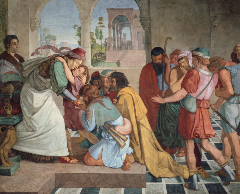 Joseph riconosciuto dai suoi fratelli - Peter von Cornelius