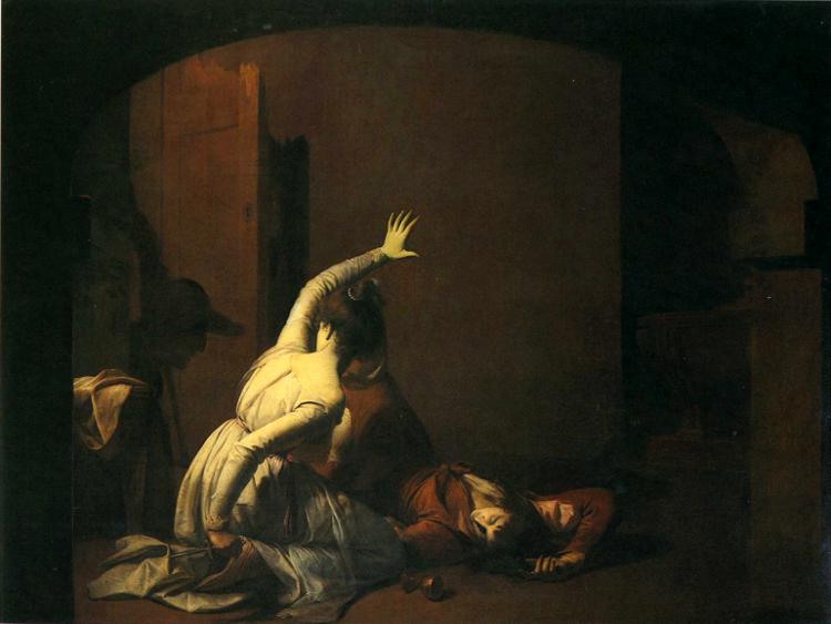 Romeo and Juliet: the Tomb Scene - Joseph Wright of Derby