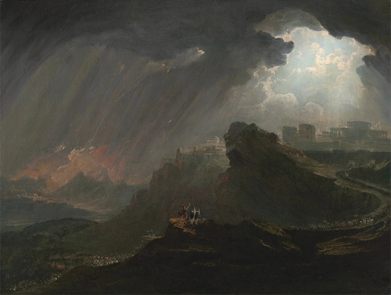 Josué comandante al sole di fermarsi - John Martin
