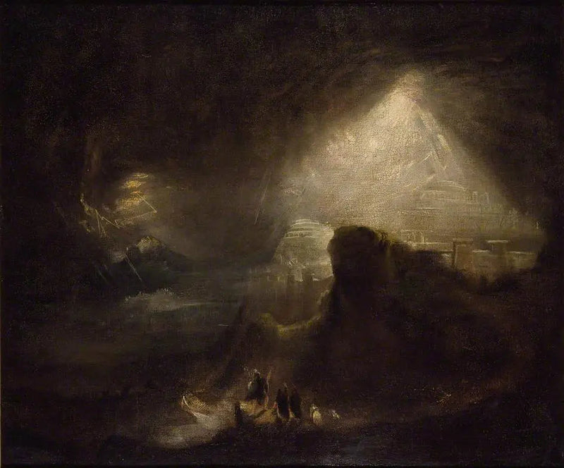 Josué ordinando al sole di fermarsi - John Martin