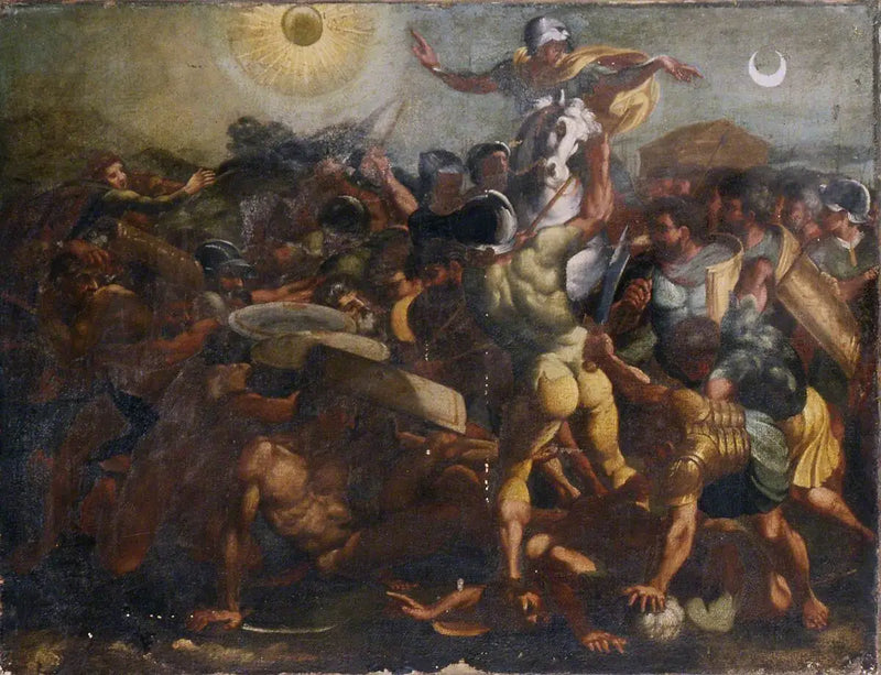 Giosuè che ordina al sole e alla luna di fermarsi - Raffaello Sanzio