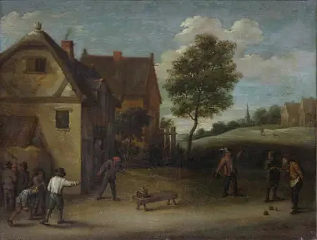 Giocare a bowling - David Teniers il Giovane