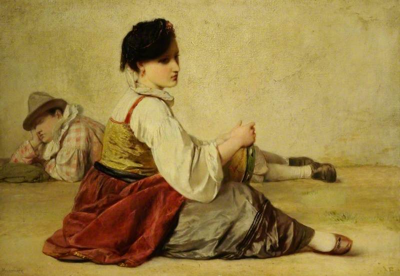 Joueurs ambulants - Ernest Meissonier image 1 copie de tableau peinte à la main