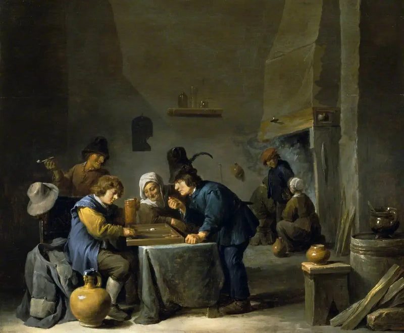 Giocatori di Trictrac - David Teniers il Giovane