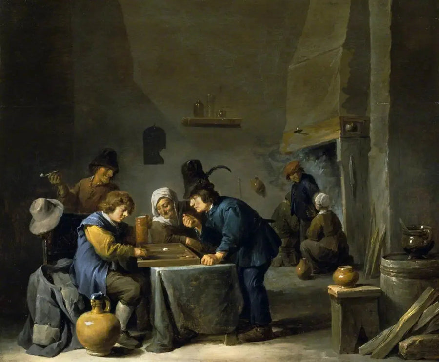 Giocatori di Trictrac - David Teniers il Giovane