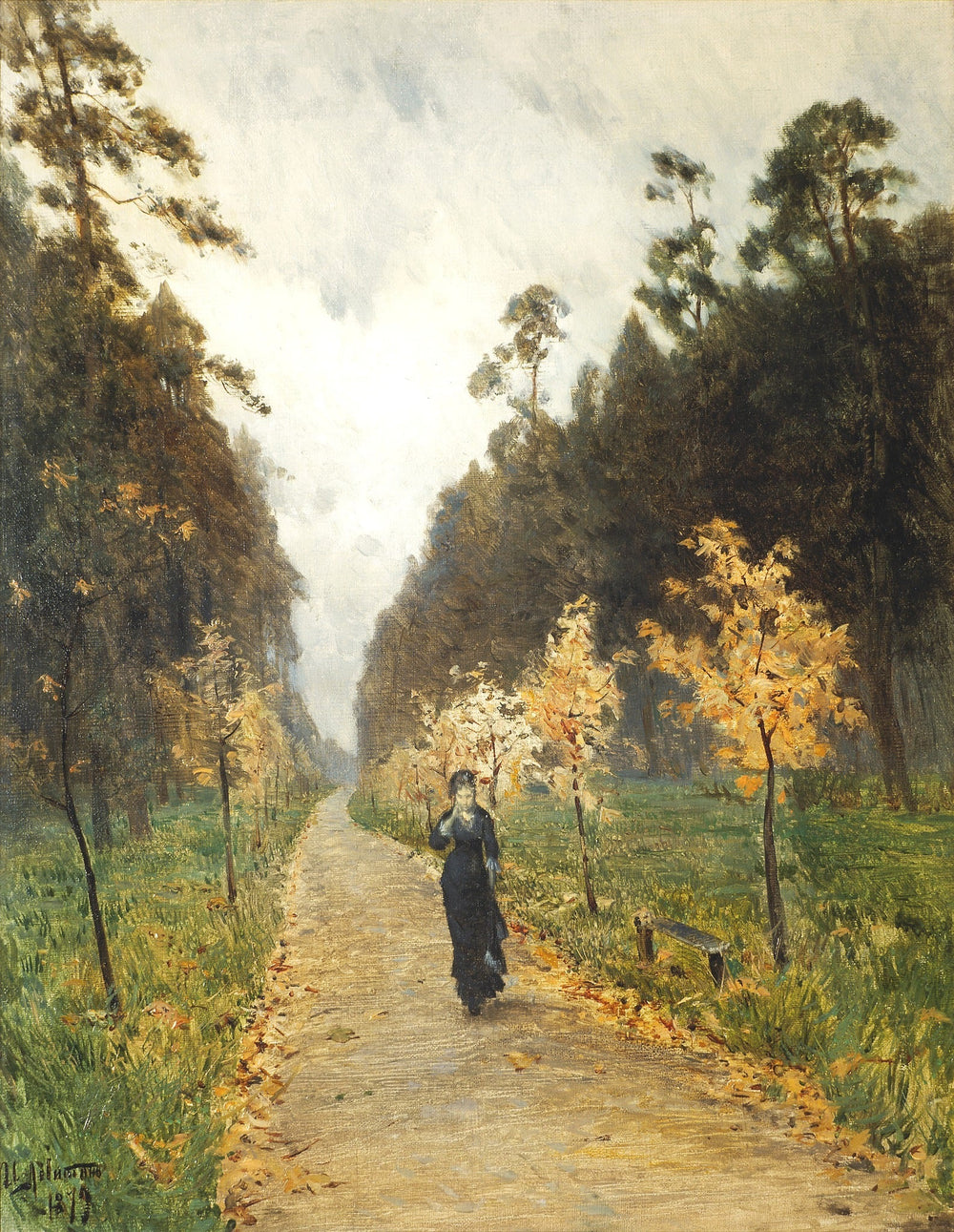 Giornata autunnale. Sokolniki - Isaac Levitan