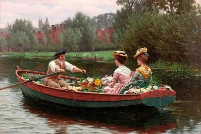 Giorno di mercato - Edmund Blair Leighton