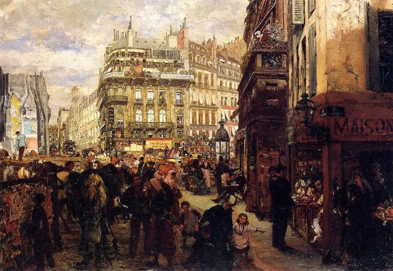 Giorno della settimana a Parigi - Adolph von Menzel