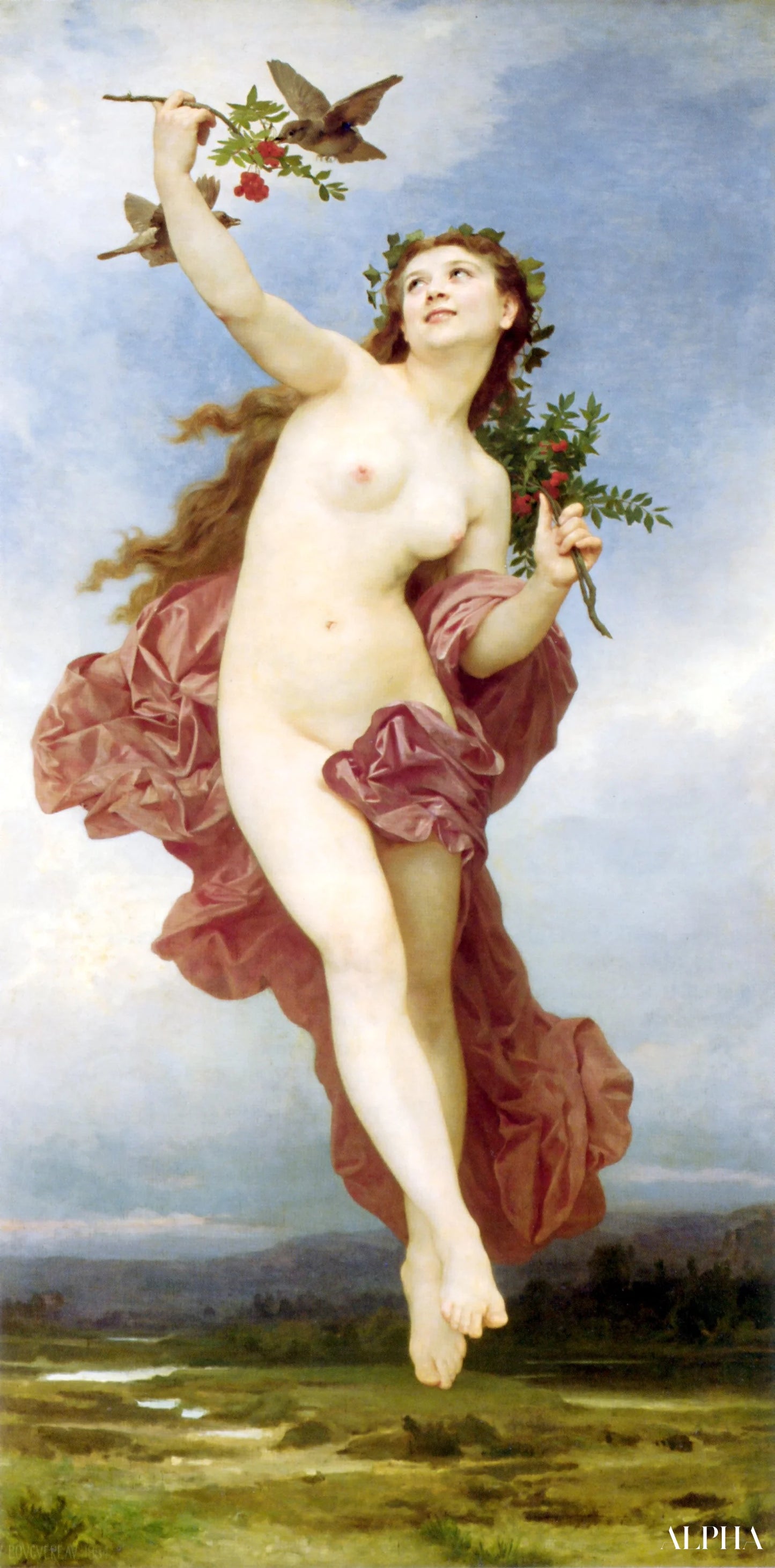 Giorno - William Bouguereau - Riproduzioni di quadri e dipinti di alta gamma