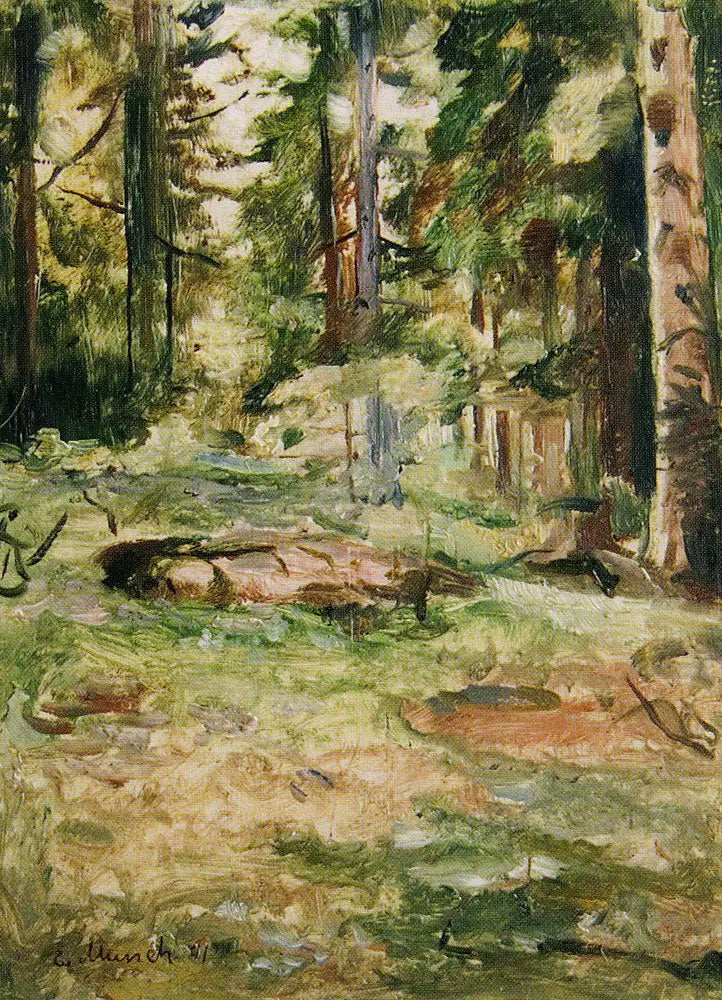 Giornata estiva nella foresta - Edvard Munch