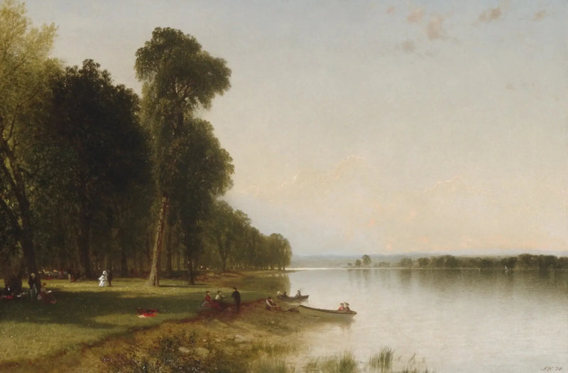 Giornata estiva sul lago Conesus - John Frederick Kensett