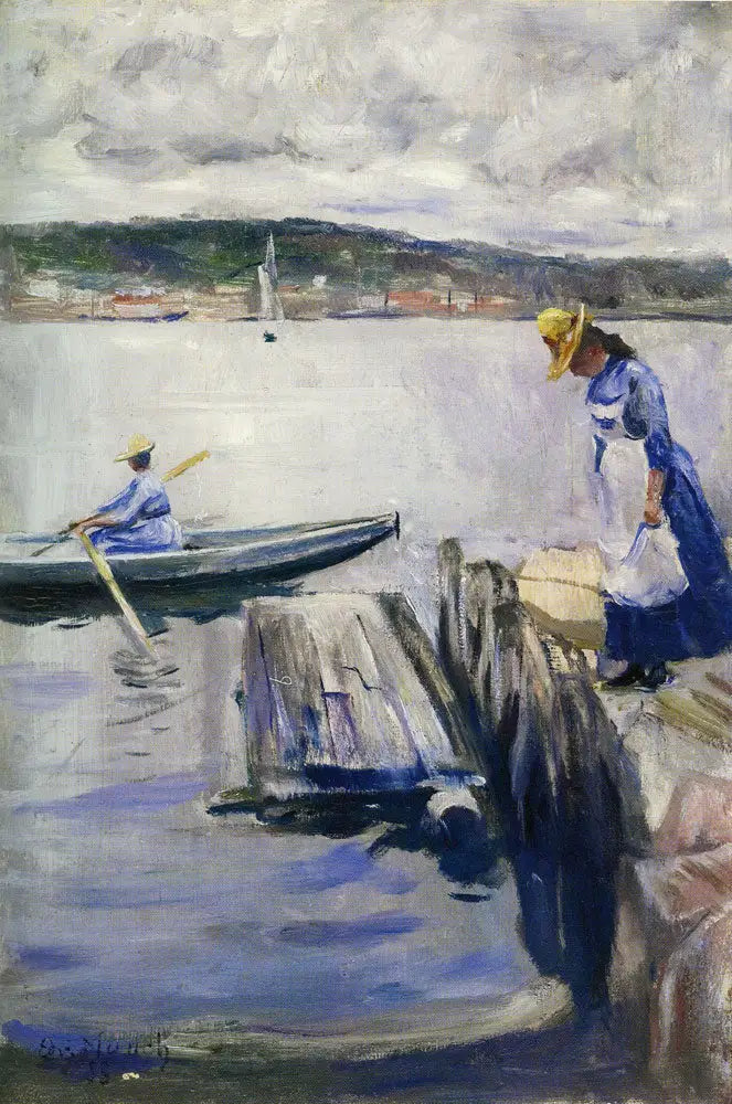 Giornata estiva al molo - Edvard Munch