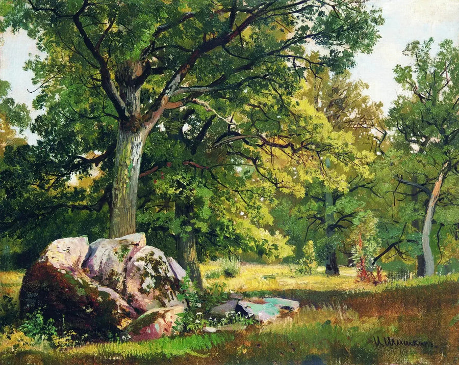 Giornata soleggiata in foresta. Querci - Ivan Chichkine