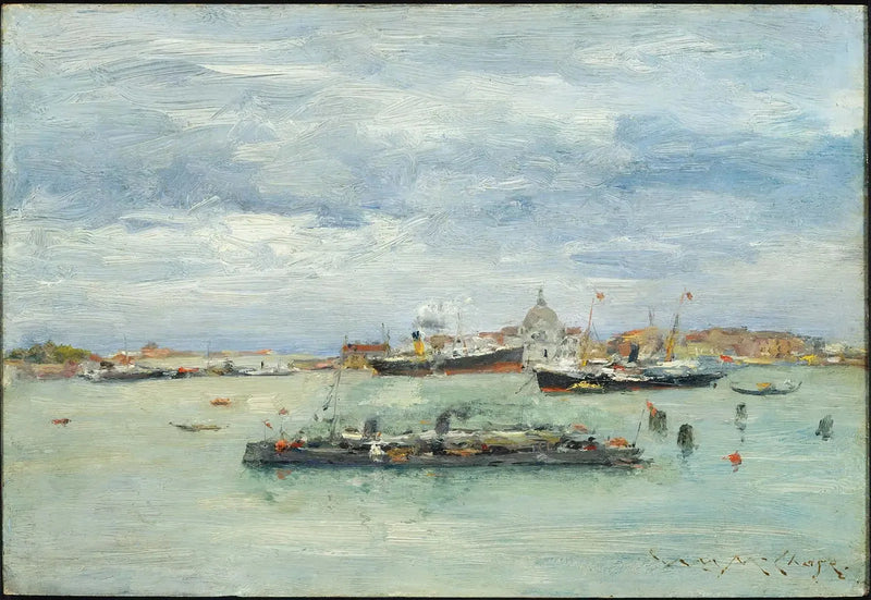 Giornata grigia sul lagone - William Merritt Chase
