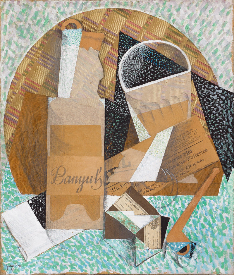 Nature morte avec fleurs et bouteille - Juan Gris