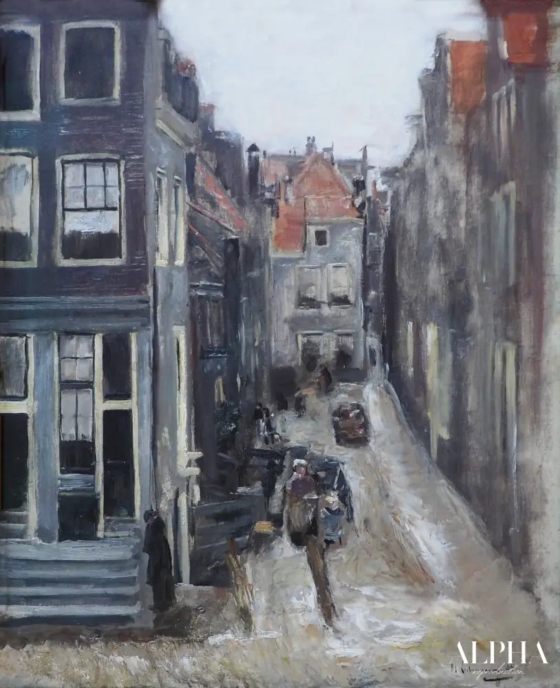 Judengasse à Amsterdam - Max Liebermann - Reproductions de tableaux et peintures haut de gamme