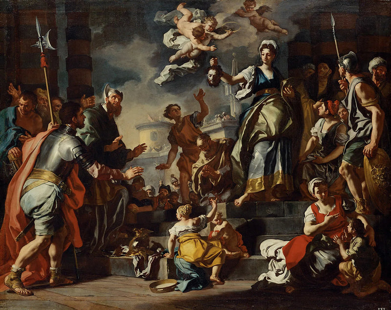 Giuditta con la testa di Oloferne - Francesco Solimena